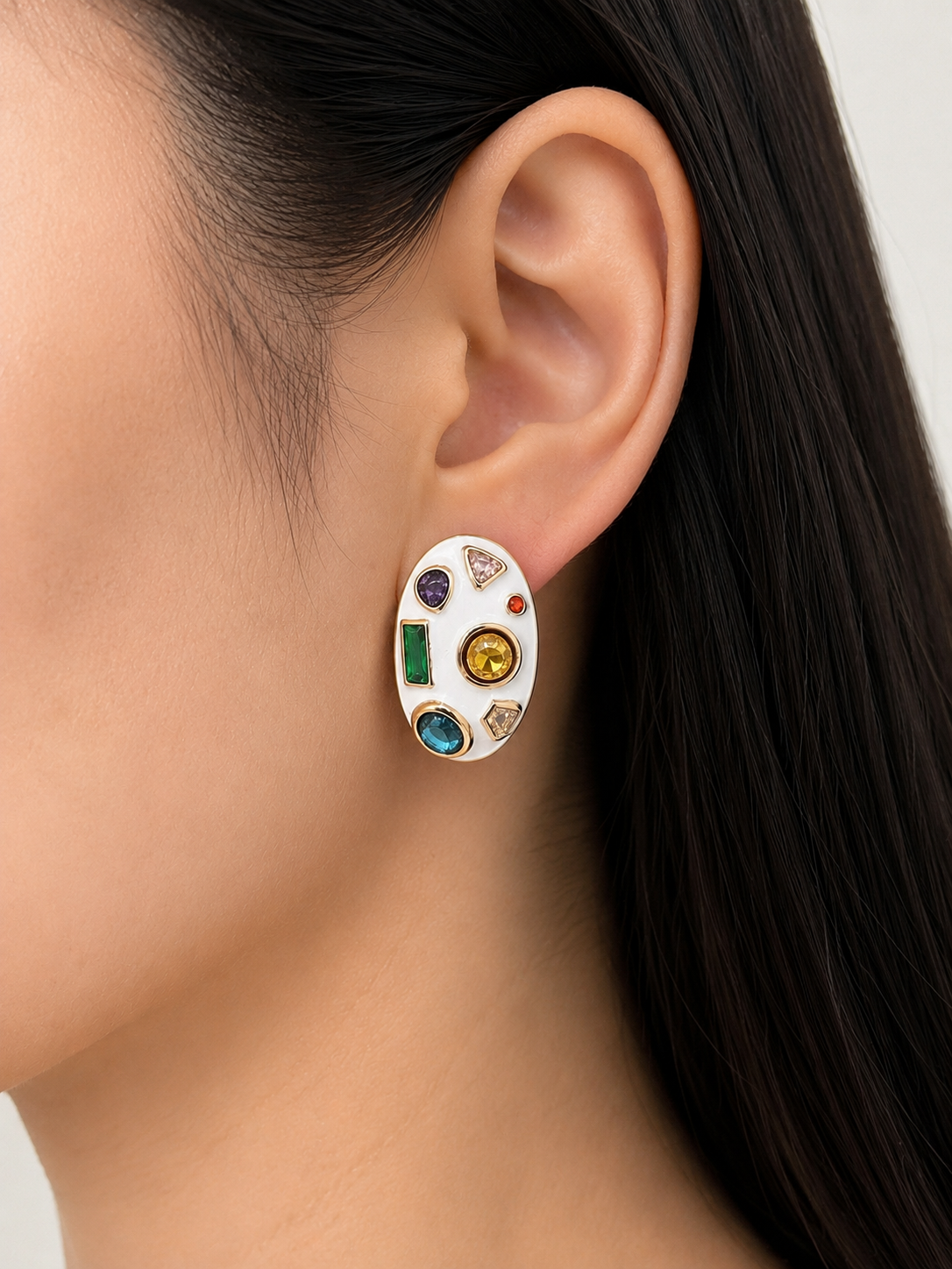 Mosaic Gem Earrings