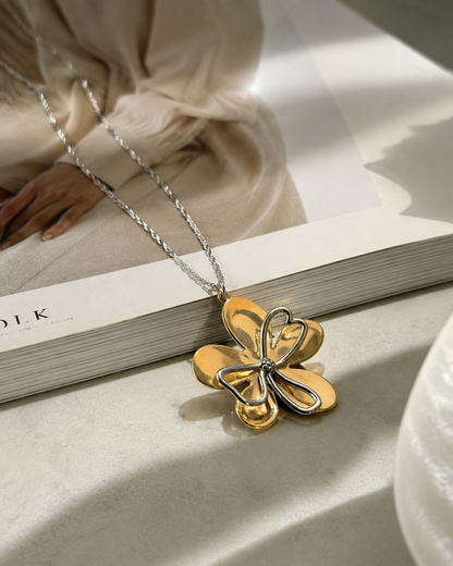 Two-Tone Bloom Necklace