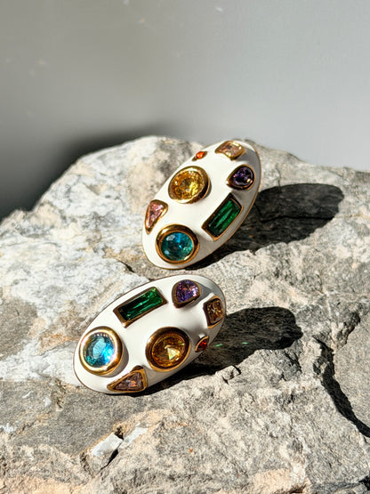 Mosaic Gem Earrings
