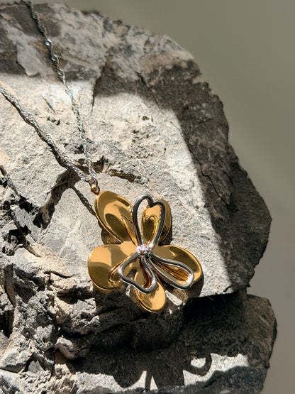 Two-Tone Bloom Necklace