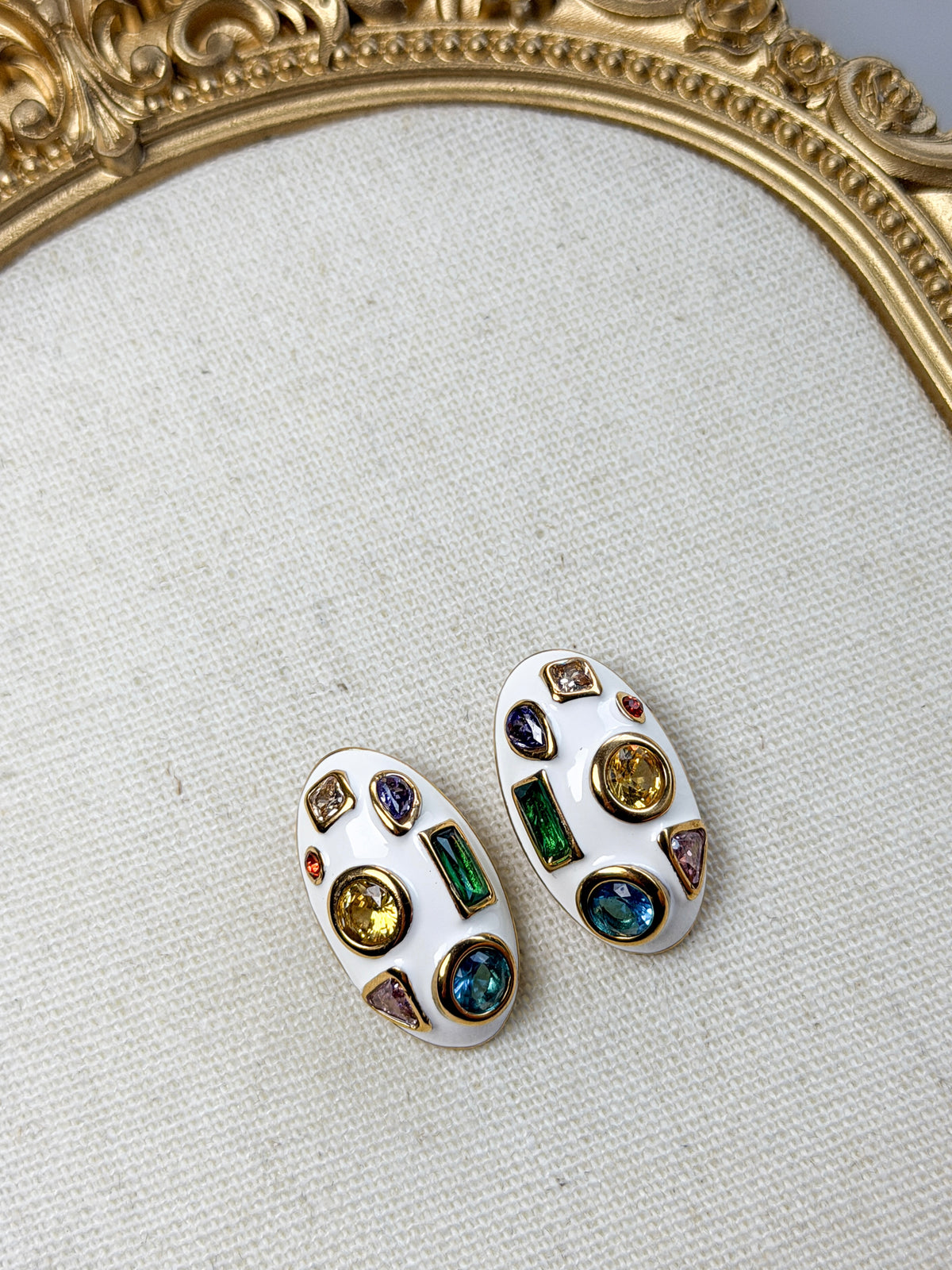 Mosaic Gem Earrings