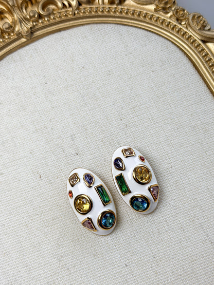 Mosaic Gem Earrings
