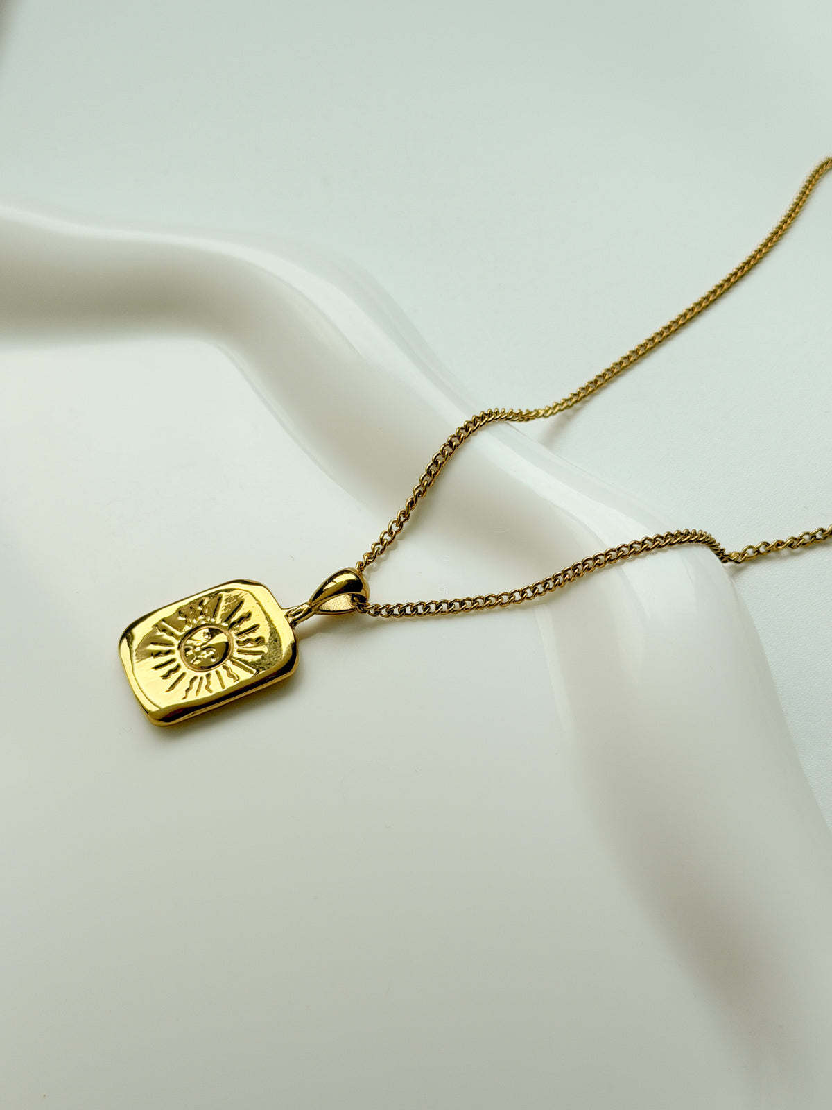 Sun Medallion Necklace