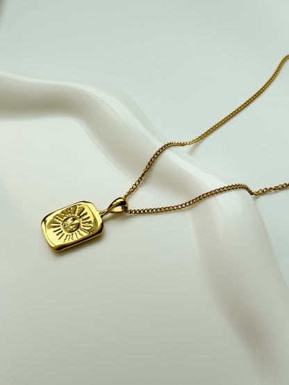 Sun Medallion Necklace