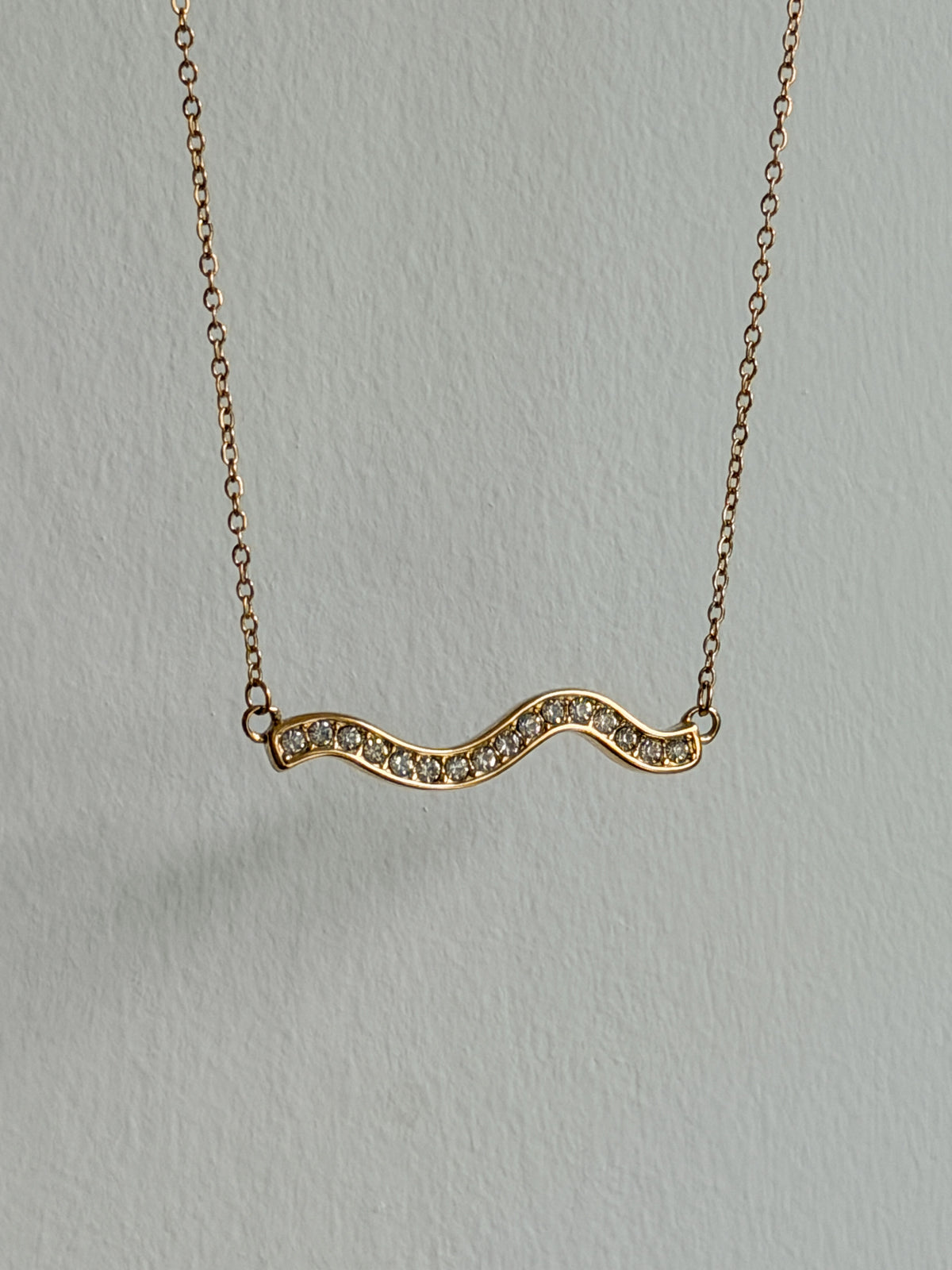 Wave Crystal Necklace