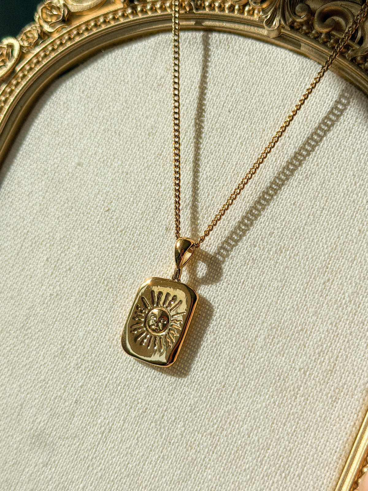 Sun Medallion Necklace