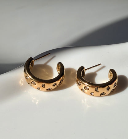 Celestial Curved Earrings