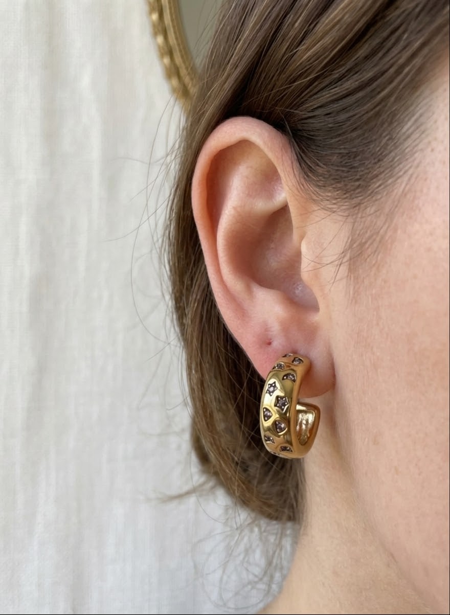 Celestial Curved Earrings